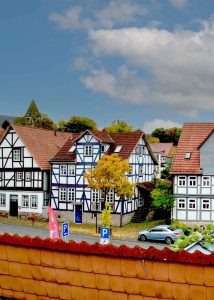 Blick vom Hotelzimmer, Hotel Tresor